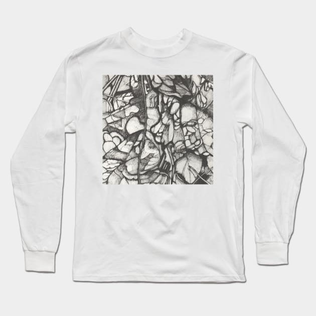 Botanical Plant Study Long Sleeve T-Shirt by krisevansart